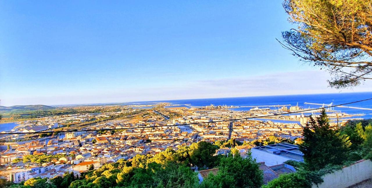 Le Rouquier Studio Terrasse, Vue Exceptionnelle, Climatisation Sète Buitenkant foto